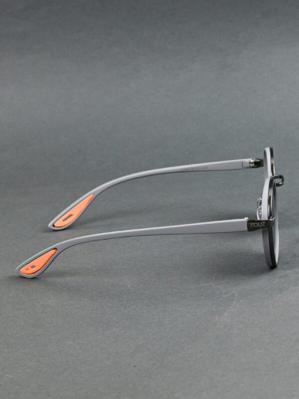 Irayz Classic Round Sunglasses - Grey Black