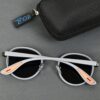 Irayz Classic Round Sunglasses - Grey Black