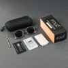Irayz Classic Round Sunglasses - Grey Black