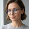 GRY-CLR(42) Irayz Classic Round Sunglasses - Grey Clear