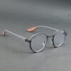 GRY-CLR(44) Irayz Classic Round Sunglasses - Grey Clear