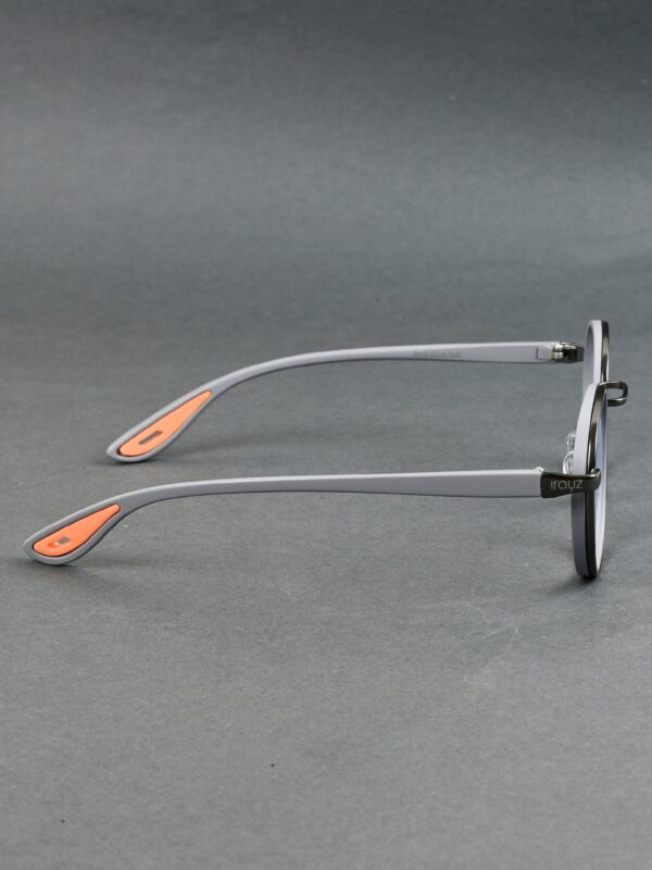 GRY-CLR(46) Irayz Classic Round Sunglasses - Grey Clear