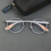 GRY-CLR(49) Irayz Classic Round Sunglasses - Grey Clear
