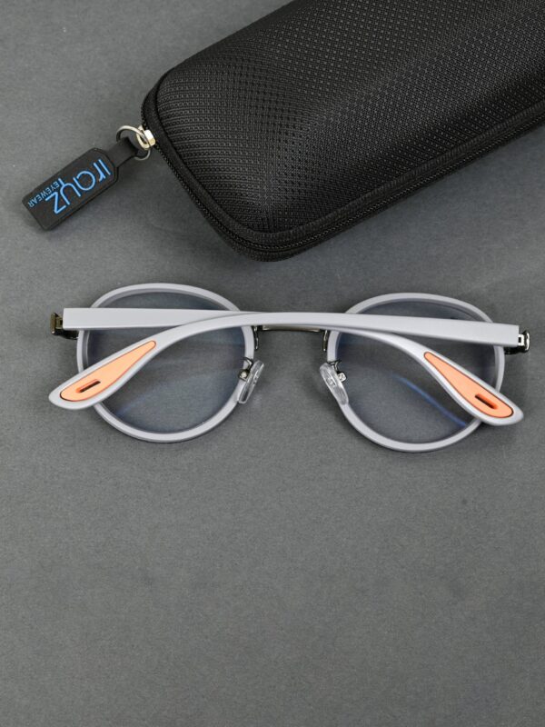 GRY-CLR(49) Irayz Classic Round Sunglasses - Grey Clear