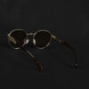 IRAYZ Round Metal Sunglasses – Gold Brown