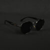 Gun Black (20) IRAYZ Round Metal Sunglasses – Steel Grey