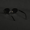 Gun Black (21) IRAYZ Round Metal Sunglasses – Steel Grey