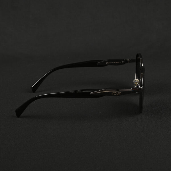 Gun Black (22) IRAYZ Round Metal Sunglasses – Steel Grey