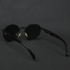 IRAYZ Round Metal Sunglasses – Classic Black