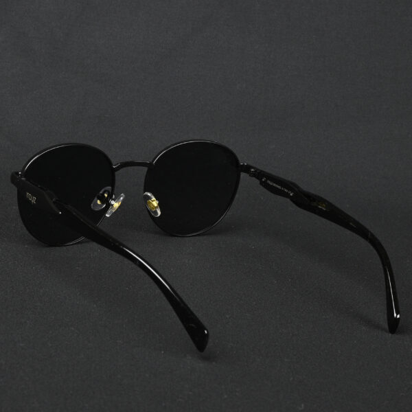 IRAYZ Round Metal Sunglasses – Classic Black