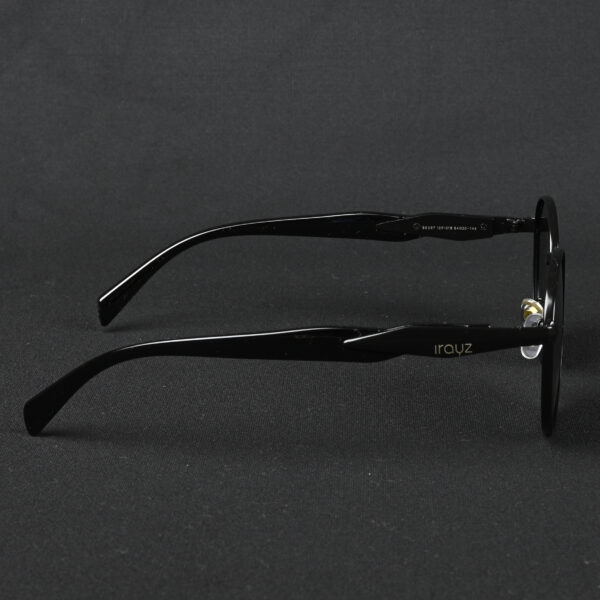 IRAYZ Round Metal Sunglasses – Classic Black