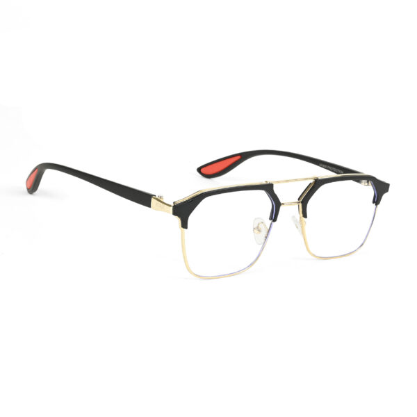 clear gold black () Irayz Blue Light Blocking Computer Glasses for Men & Women - Gold Clear