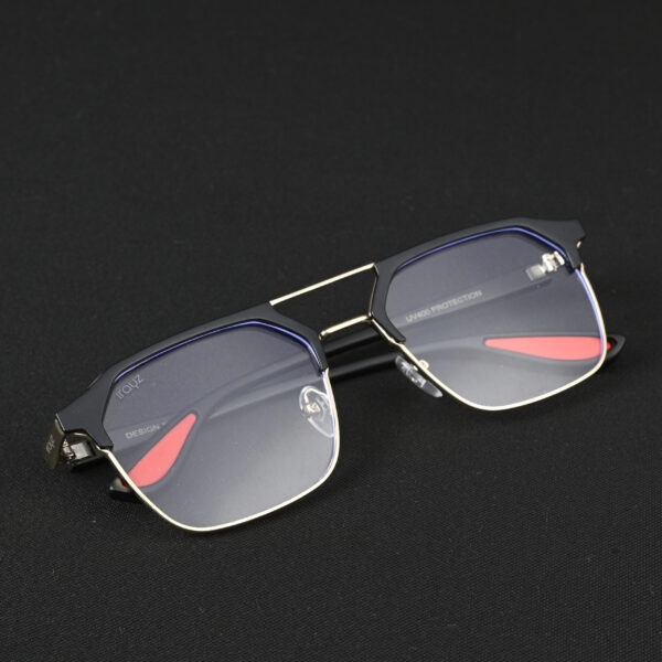 clear gold black (6) Irayz Blue Light Blocking Computer Glasses for Men & Women - Gold Clear