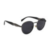 gUN bLACK (18) IRAYZ Round Metal Sunglasses – Steel Grey