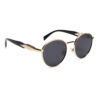 gold (1) IRAYZ Round Metal Sunglasses – Gold Black