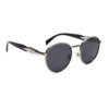silver (18) IRAYZ Round Metal Sunglasses – Silver Black