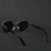 silver (21) IRAYZ Round Metal Sunglasses – Silver Black